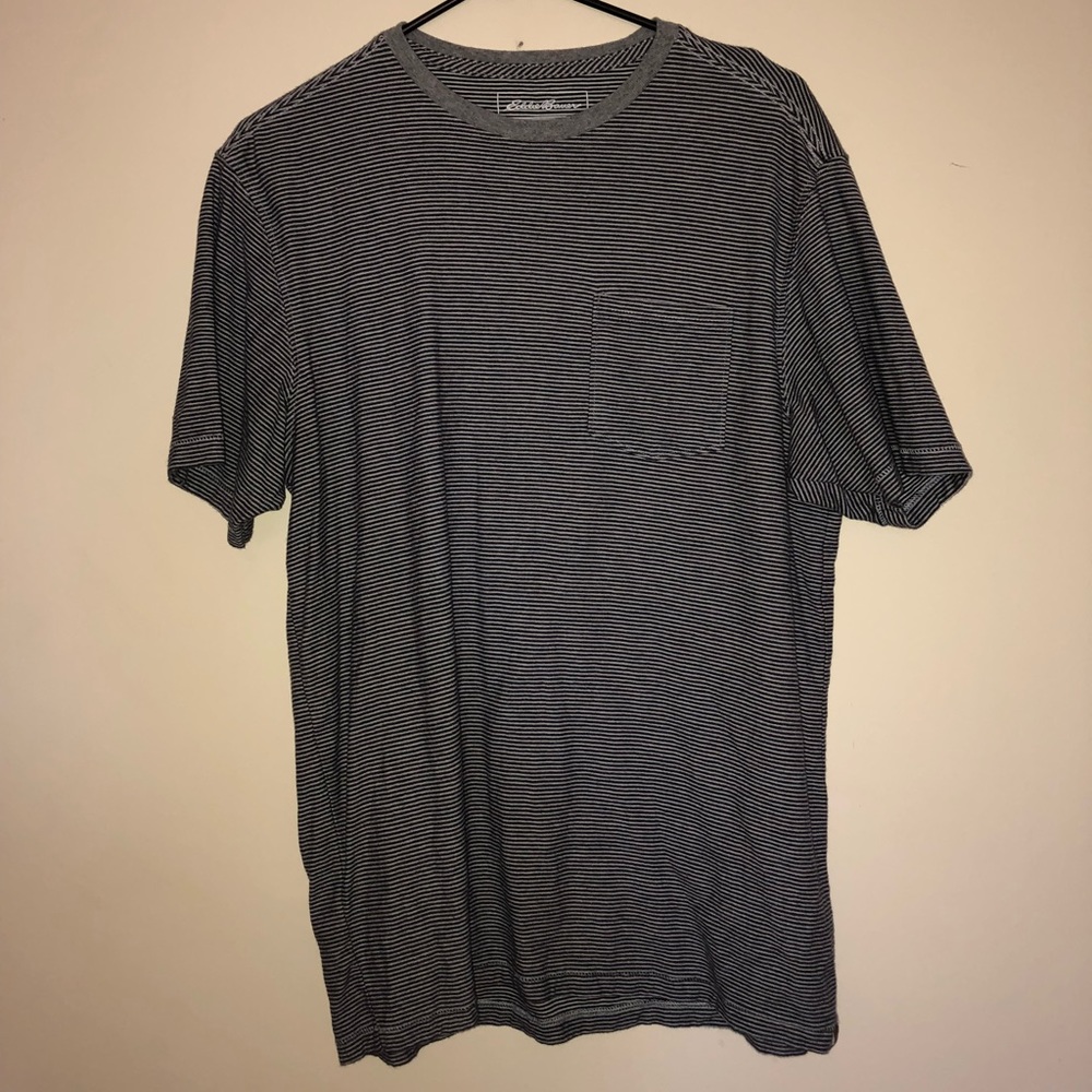 Eddie Bauer black and white shirt